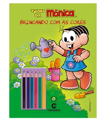 Revista Turma Da Monica Bricando C/cores