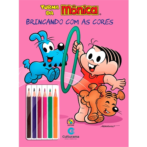 Revista Turma Da Monica Bricando C/cores.