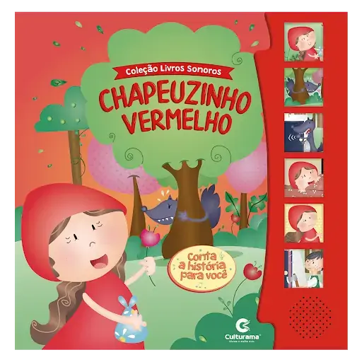 Livro Sonoro Chapeuzinho Vermelho