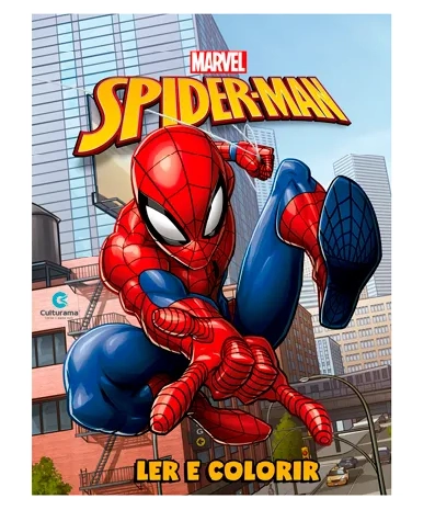 Ler E Colorir Homem Aranha B