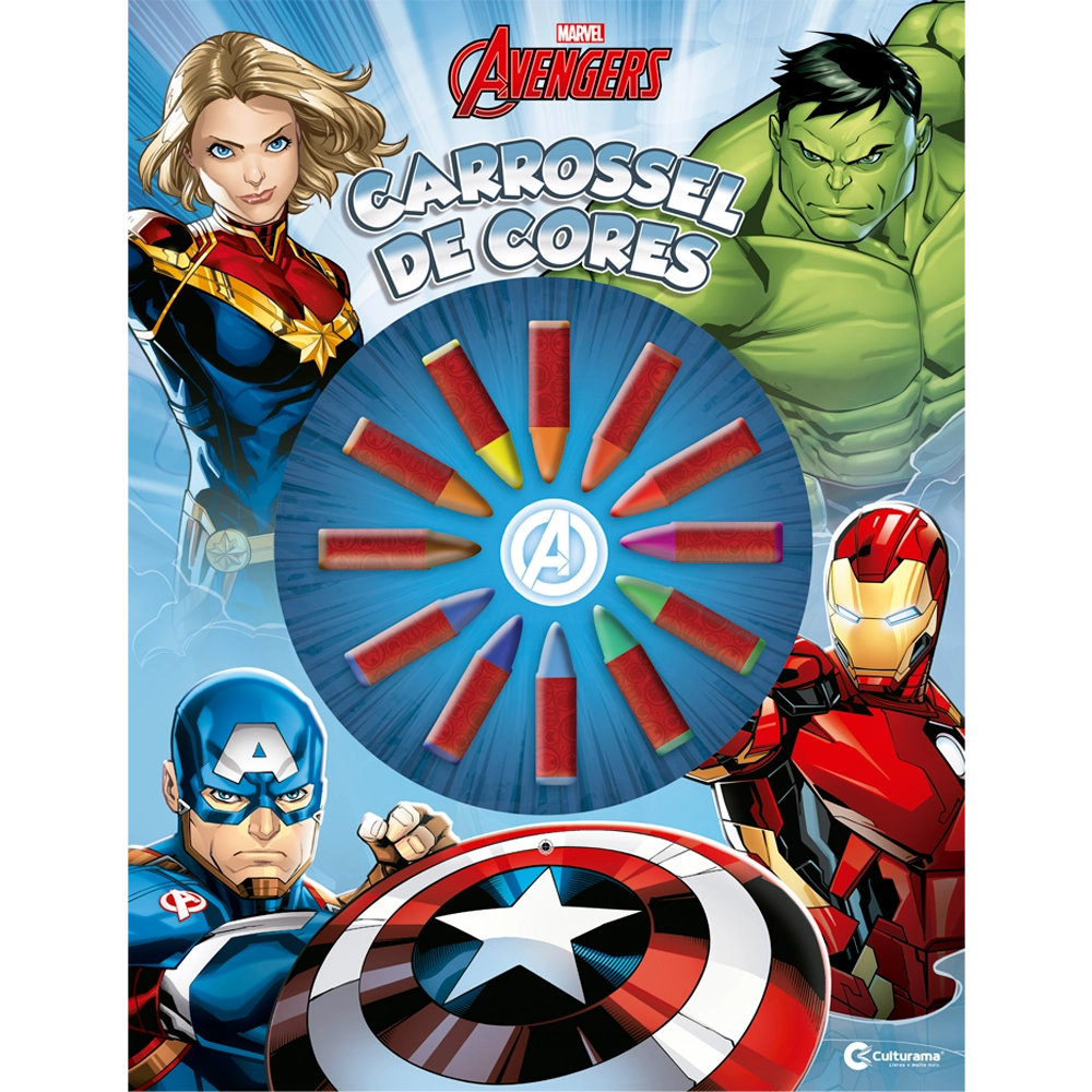 Livro Carrossel Cores Vingadores 20240301 Culturama