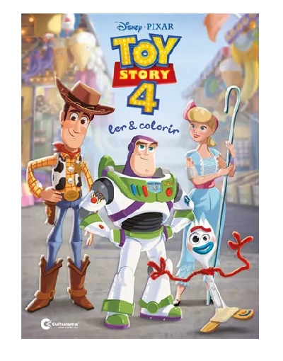 Livro Ler E Color Toy Story 4