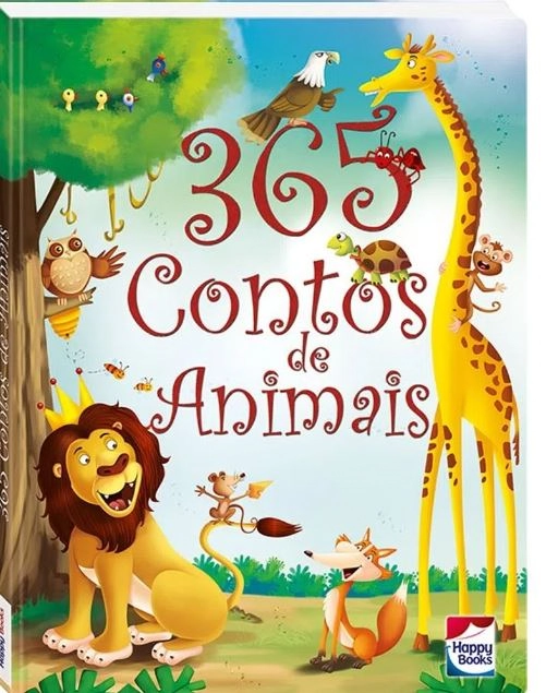 Livro 365 Contos De Animais 302880 Happy Books