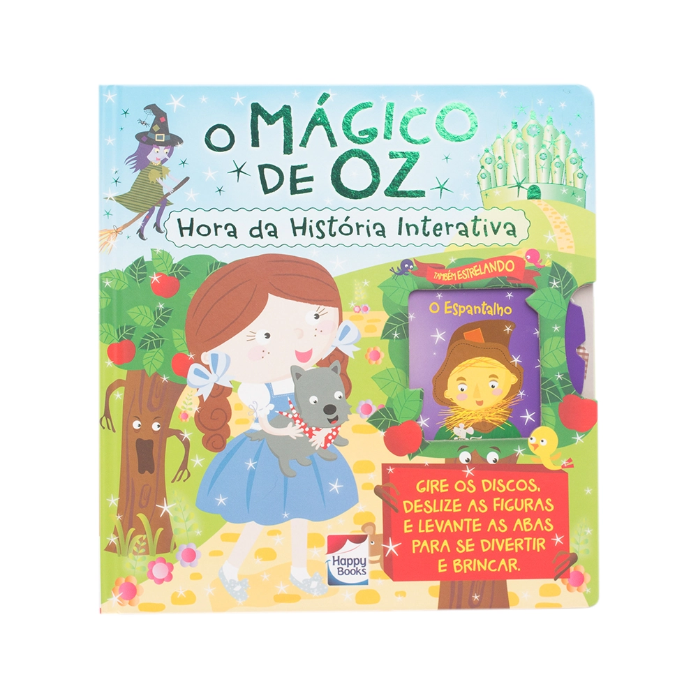 Livro Hora Da Historia Interativa Magico De Oz 303887 Happy Books