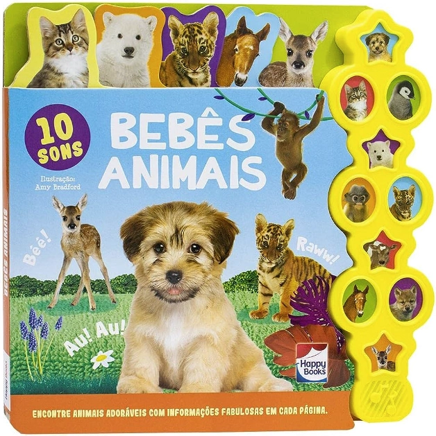 Livro Supersons Com Abas Bebes Animais Ref.308650