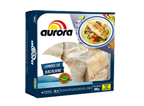 Bacalhau Aurora 800g Lombo