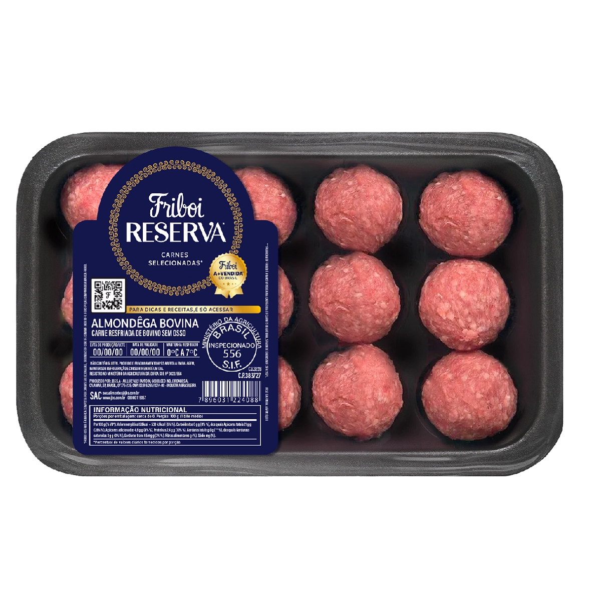 Almondega Bovina Reserva 360g Bj