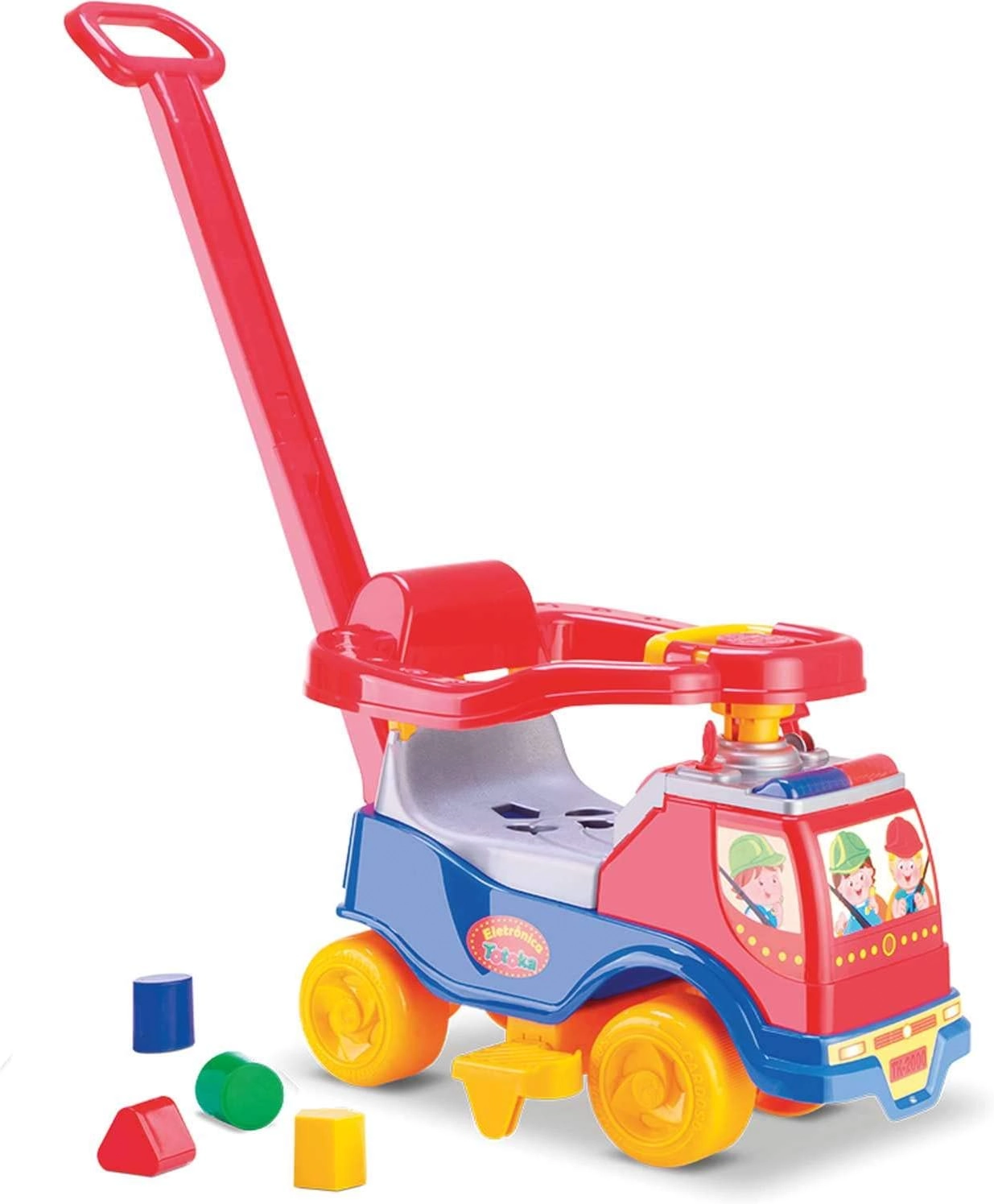 Totoka Eletrônica Plus Com Apoio Vermelho Menino Cardoso Toys