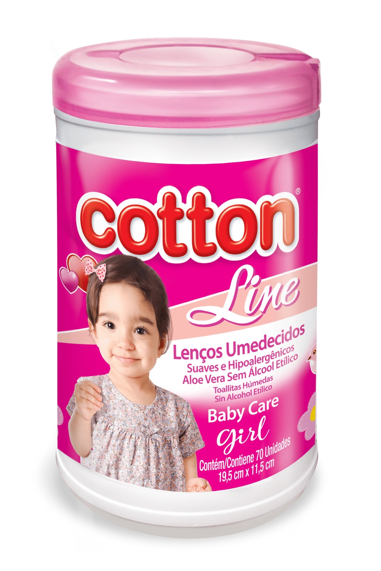 Lencos Cotton C/70 Rosa