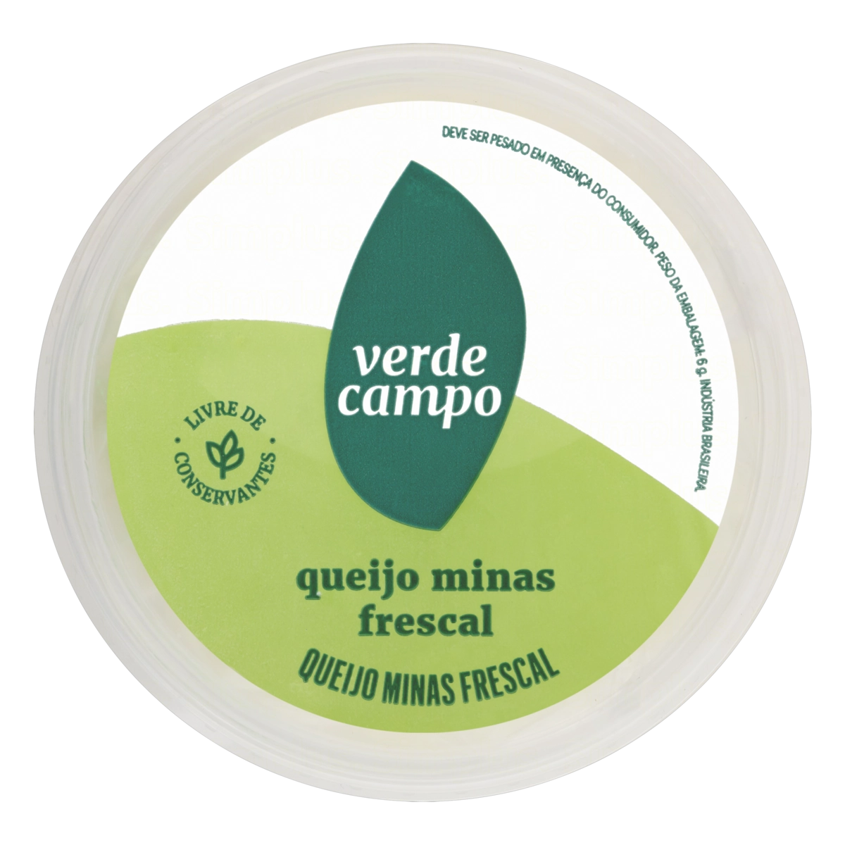 Queijo Minas Frescal Verde Campo