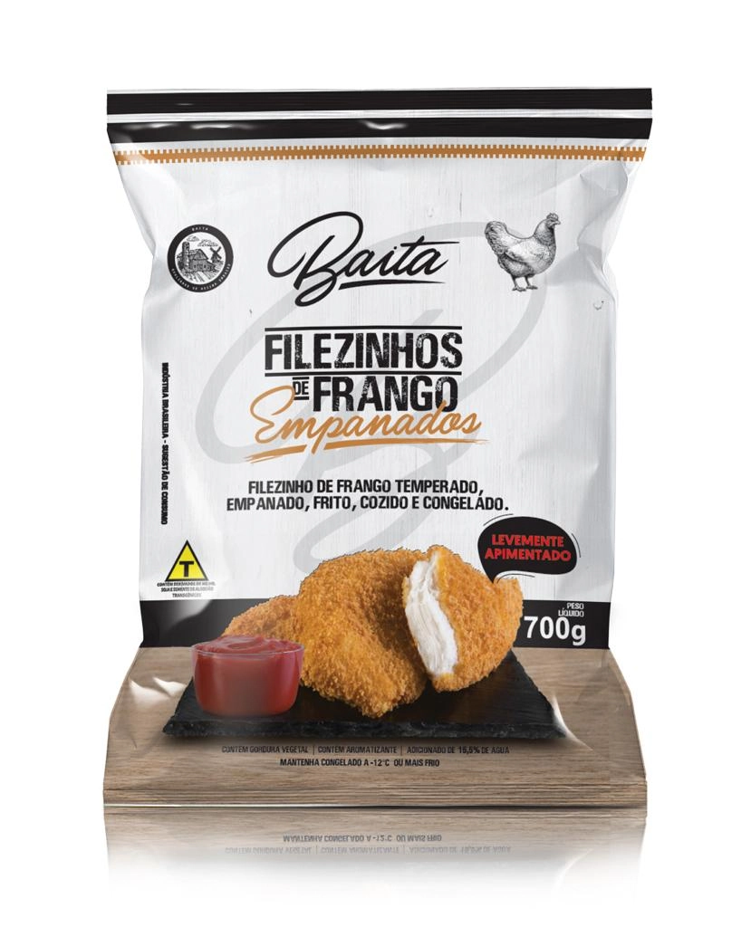 Filezinho De Frango Empanado Apimentado Baita 700g