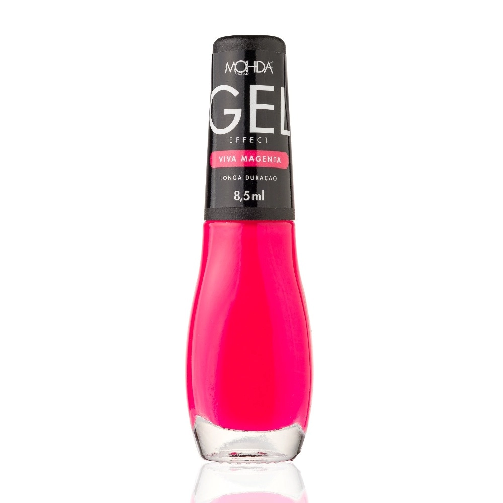 Esmalte Mohda Efeito Gel Viva Magenta