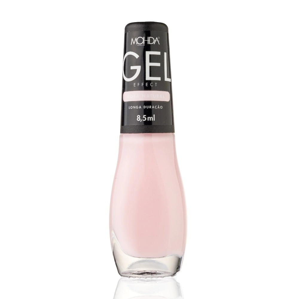 Esmalte Mohda Efeito Gel Rosa Natural