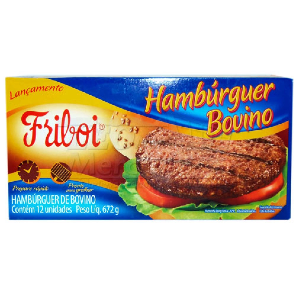Hamburger Friboi Bovino