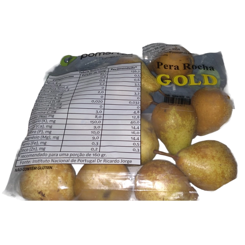Pera Rocha Pomartec Gold Pct 1kg