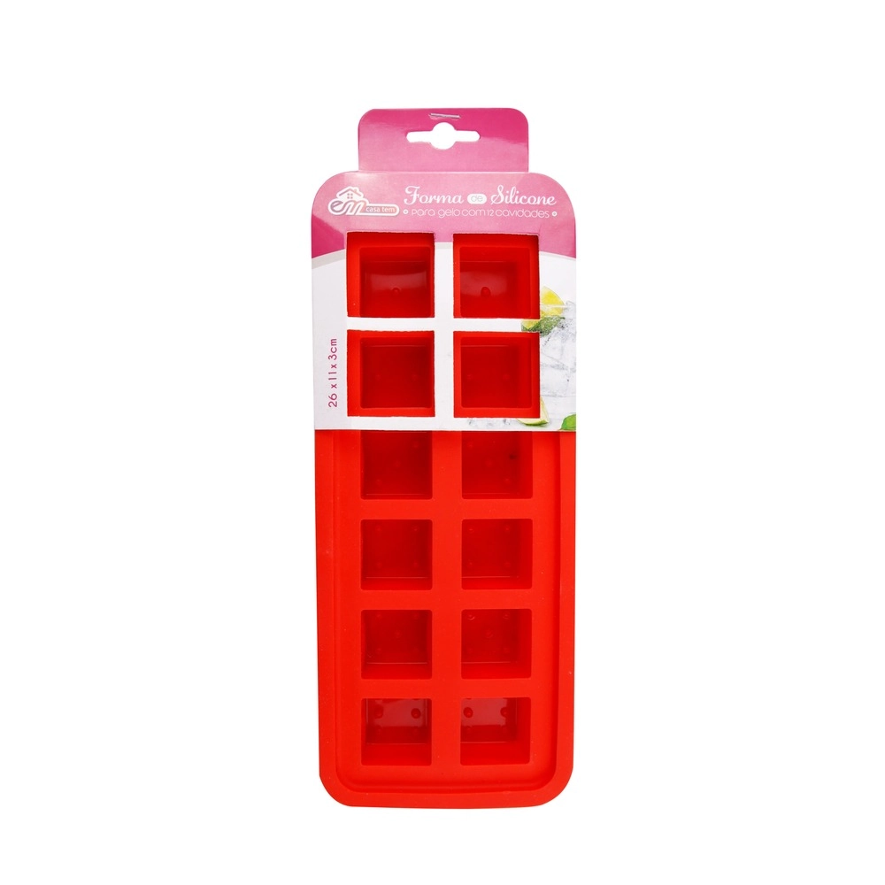 Forma Gelo Silicone 12pedras Em Casa Tem 13283