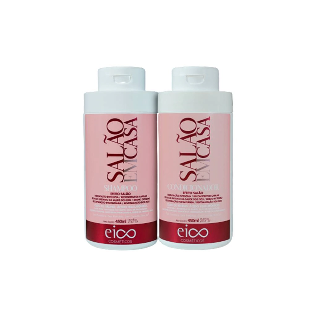 Kit Eico Salao Em Casa Sh Cond 2x450ml