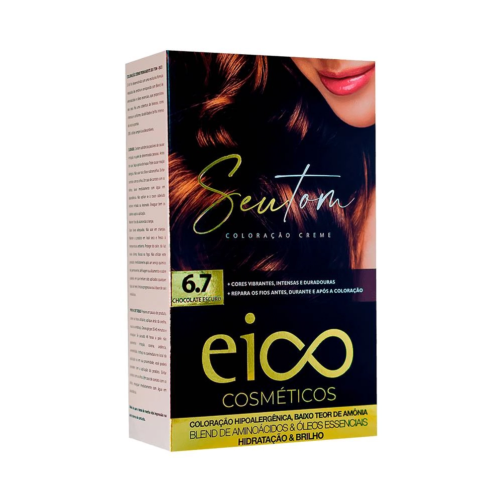 Tint Eico Seu Tom Kit 6.7 Chocolate Escuro
