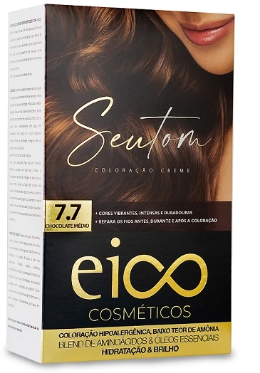 Tint Eico Seu Tom Kit 7.7 Chocolate Medio