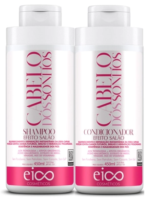 Kit Eico Sh Cond 450ml Cabelo Dos Sonhos