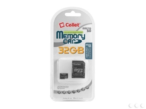 Cellet 32gb Samsung Code Sch I220 Micro Sdhc Card Is Custom Formatted For Digital High Speed, Lossle