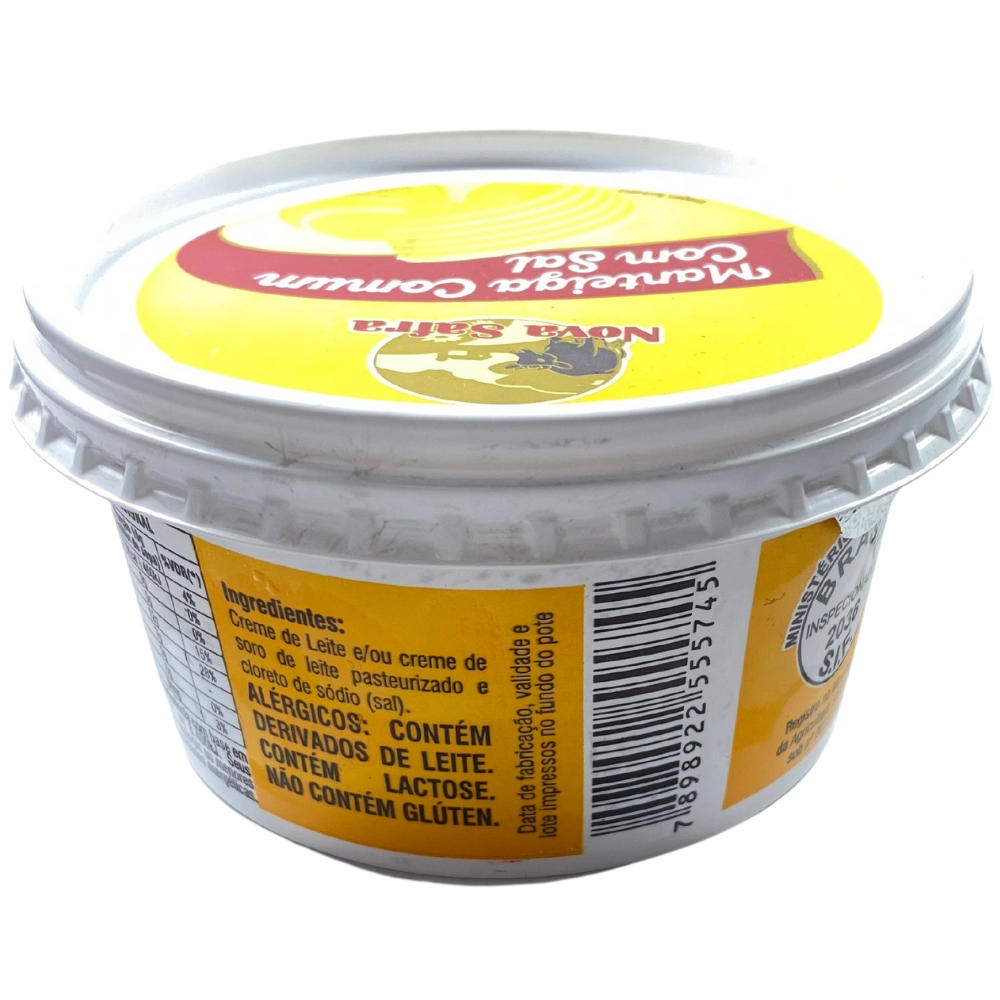 Manteiga Nova Safra Pote 200g C/ Sal
