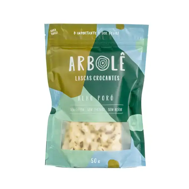 Lascas Crocantes Alho Poró Arbolê 50g