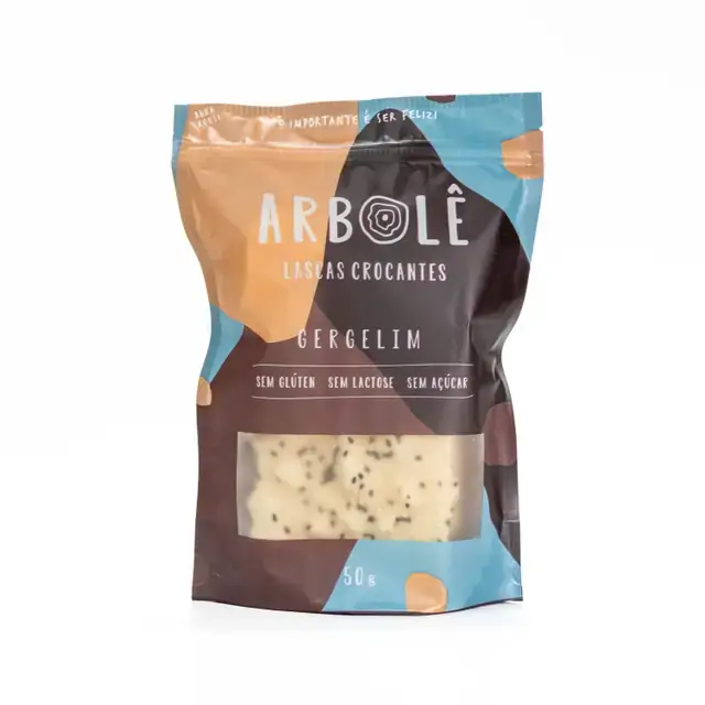 Lascas Crocantes Gergilim Arbolê 50g