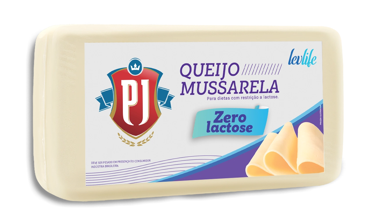 Queijo Mussarela Lev Life 450 Gr Cx C/ 16 Pc