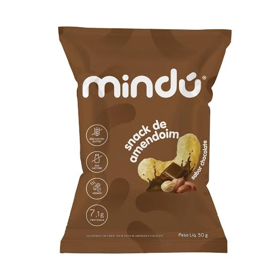 Snack Amendoim Mindu Chocolate 50g