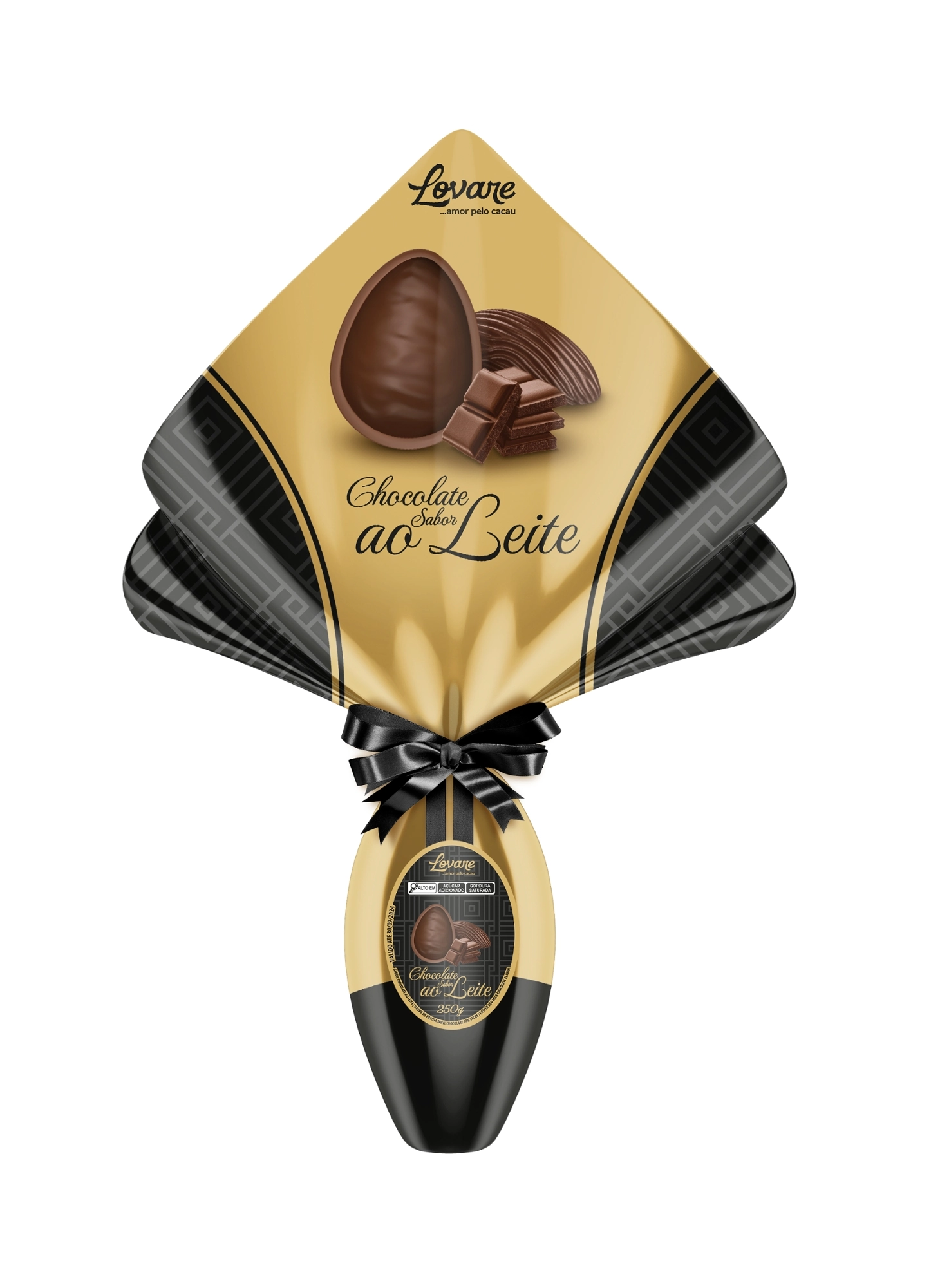 Ovo Pascoa Lovare 250g Choc Ao Leite