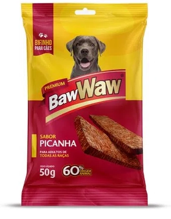 Bifinho Baw Waw 50gr P/caes Picanha