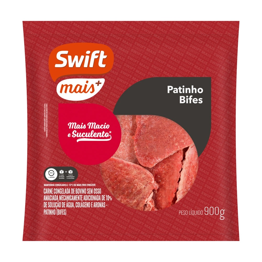 Bife Swift Mais Patinho 900g