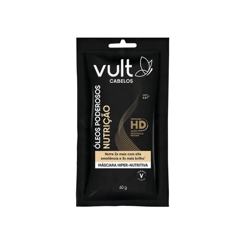 Mascara Tratamento Vult Oleos Poderosos Nutricao Sache 60g