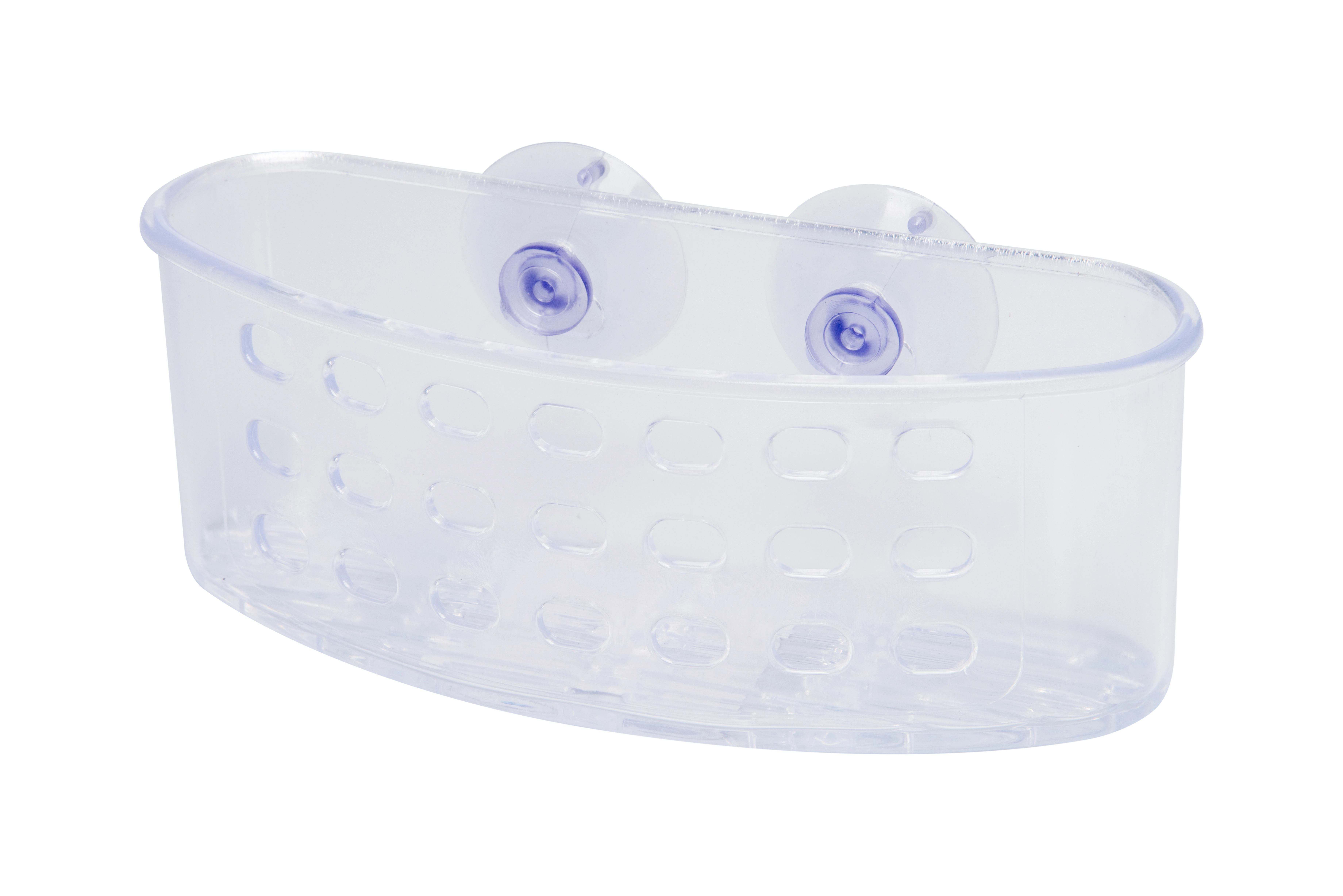 Organizador Multiuso Ventosa Cristal 16.5x6x6cm 0453 Plastutti