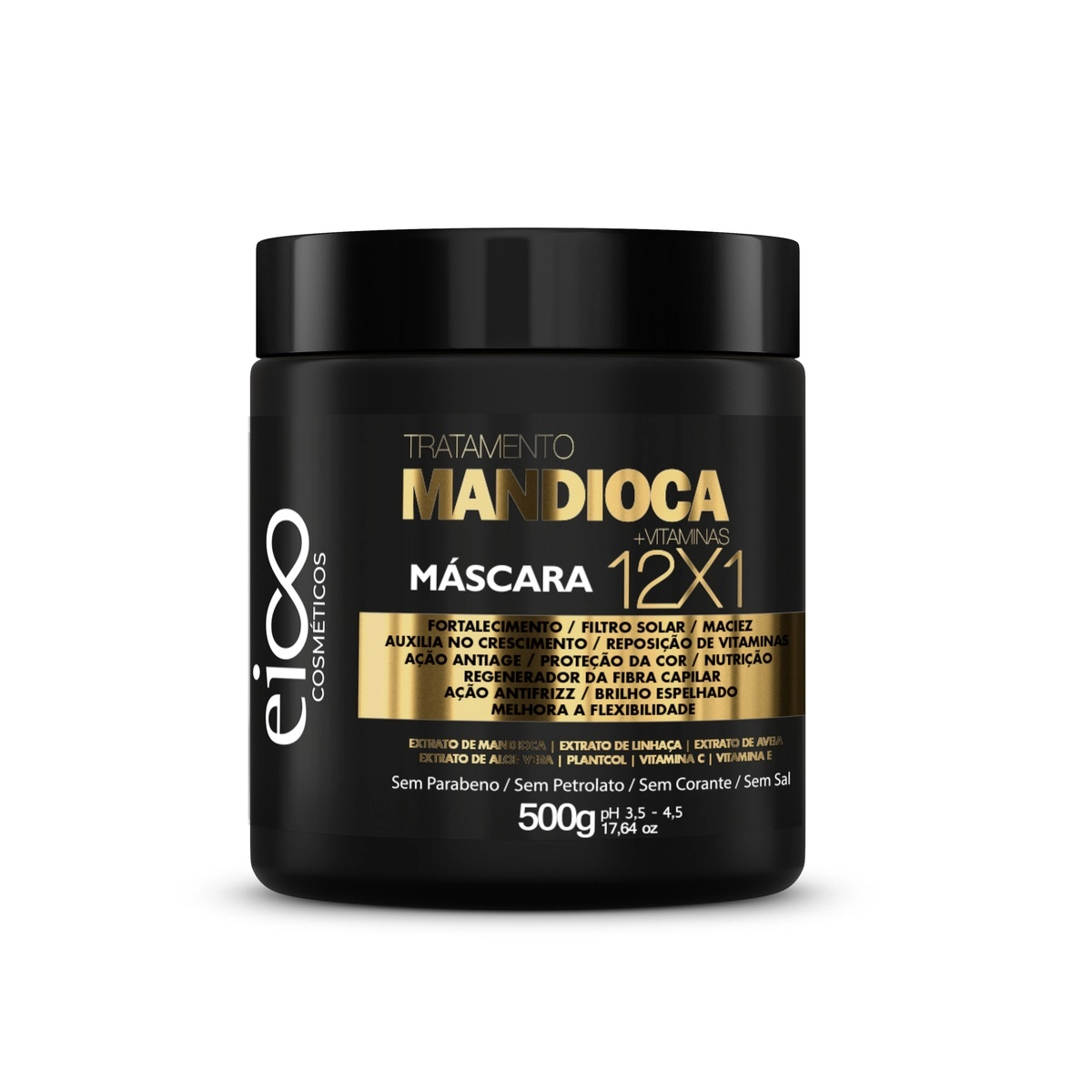 Mascara Tratamento Eico Mandioca 500g