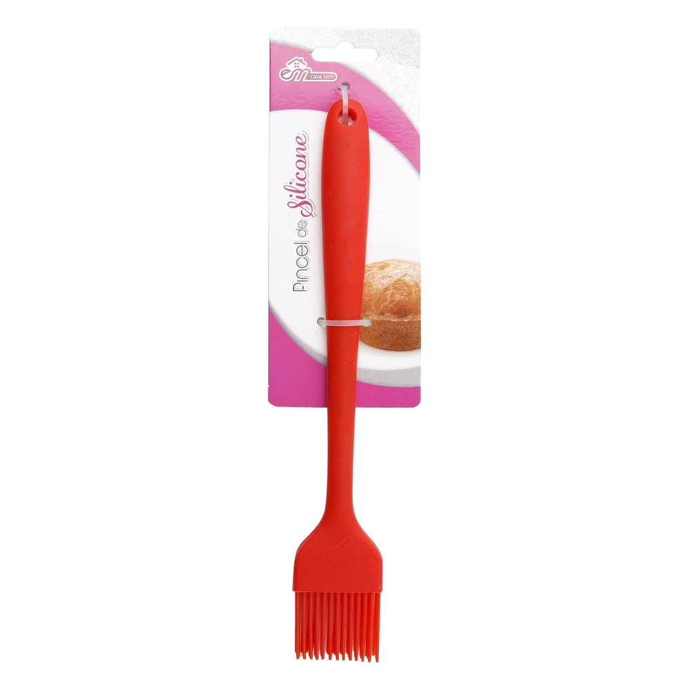 Pincel Silicone Vermelho 26.3cm 12450 Inga