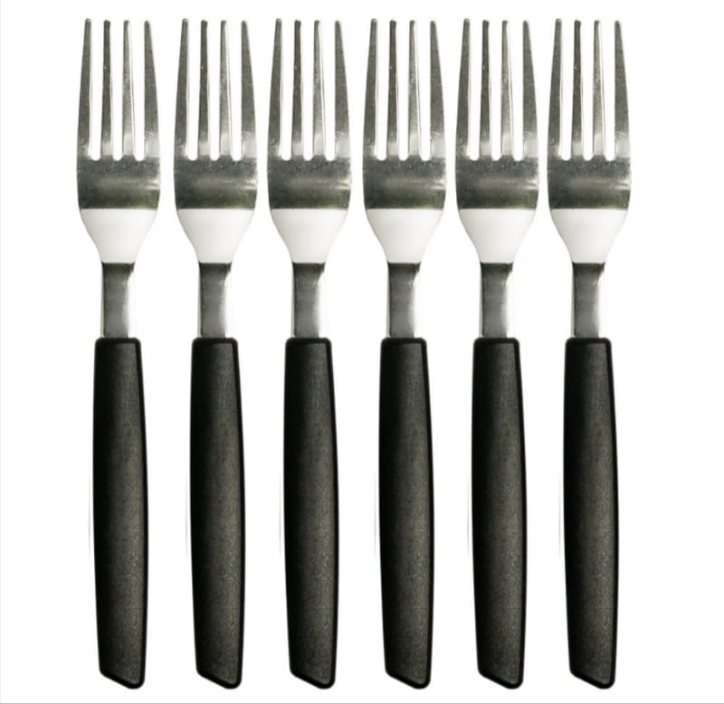 Conj.garfos Berlim 6pcs Preto