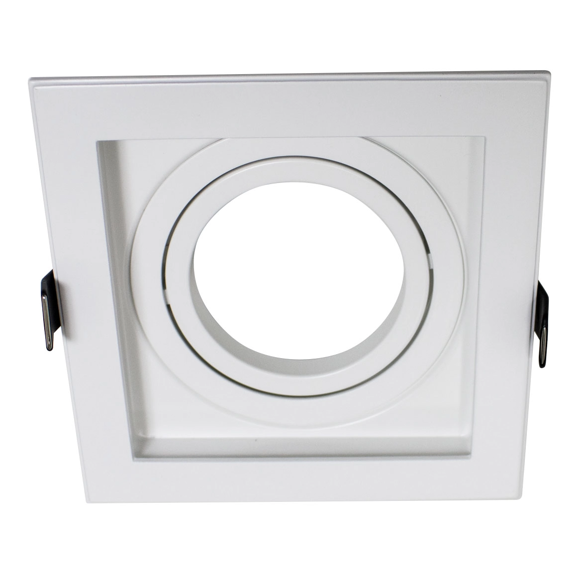 kit 6 Spot Recuado Embutir Conecta Bella Iluminação Gu10 Ar70 branco Ns7701B St872