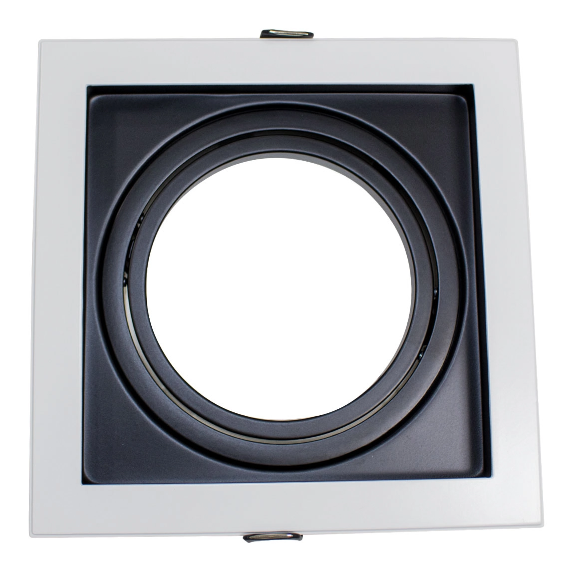kit 3 Spot Embutir Recuado Conecta Bella Iluminação Preto e Branco Ar111 Ns7111P St972