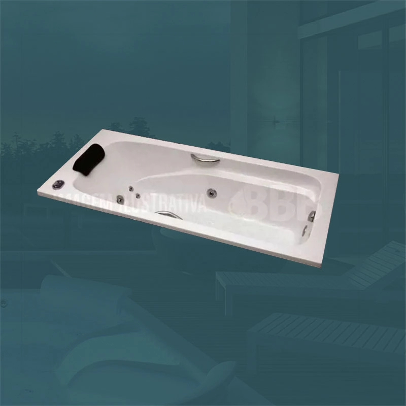 BANHEIRA ACQUA LINEA COMPLETA COM HIDRO (0,79 x 1,48 x 0,37) 220 v