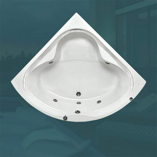 BANHEIRA DE CANTO MONACO COM HIDRO EM ACRILICO (1,34 x 1,34 x 0,42) 220V