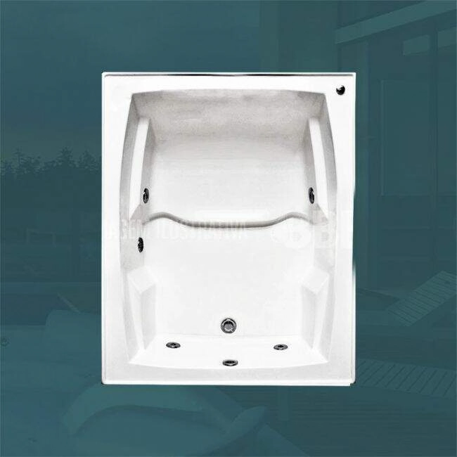 BANHEIRA DUPLA AUSTRIA COM HIDRO (1,15 x 1,43 x 0,43) 220v