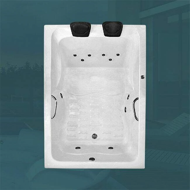 Banheira Dupla Hippolyte Completa Com Hidro (1,19 x 1,69 x 0,49) 110 v