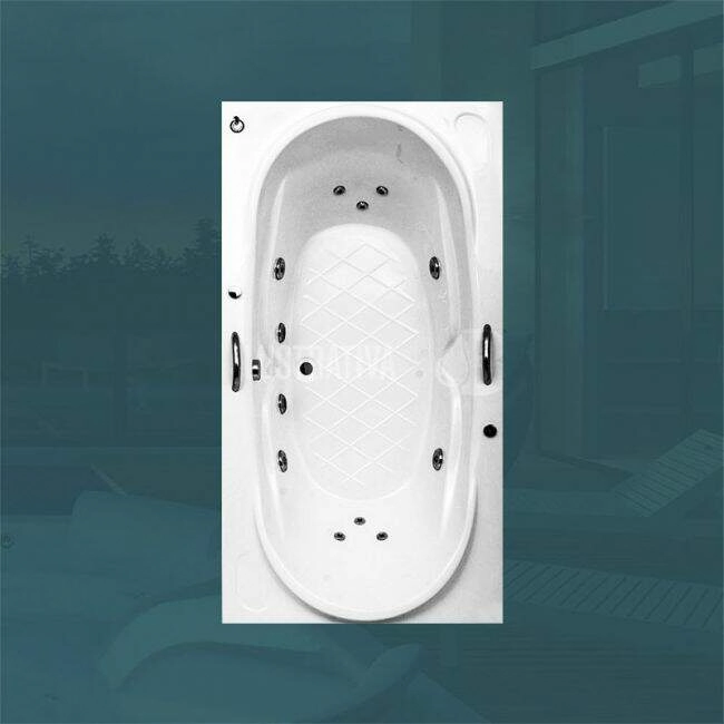 Banheira Individual Riviera Completa Com Hidro Em Acrílico (1,00 x 1,81 x 0,48) 110v