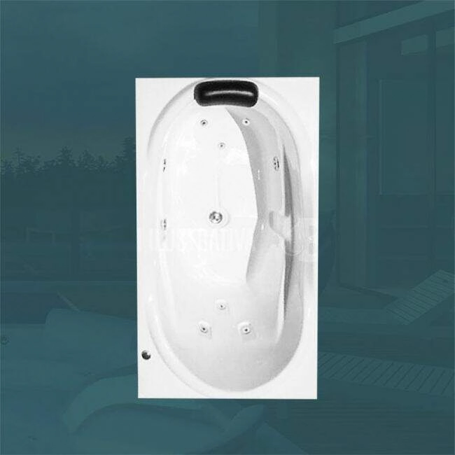 Banheira Retangular Conforto Completa Com Hidro (0,82 x 1,51 x 0,48) 110 v