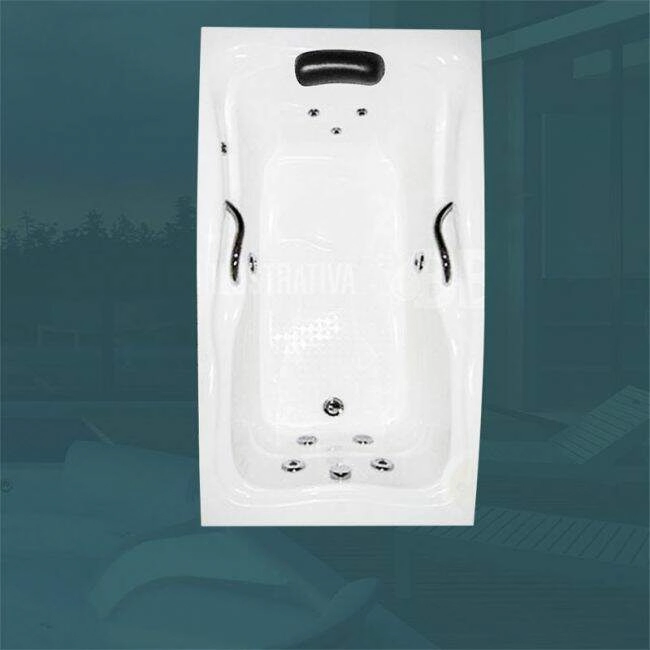 Banheira Individual Maresias Completa Com Hidro (0,90 x 1,40 x 0,44) 110 v