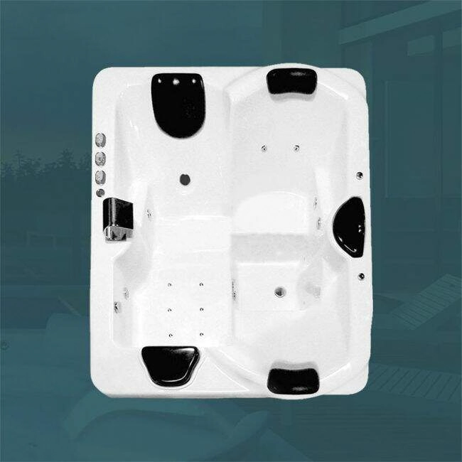 Spa Quadrado Cancun Completo Com Hidro Em Acrílico (1,57 x 1,98 x 0,77) 110 v