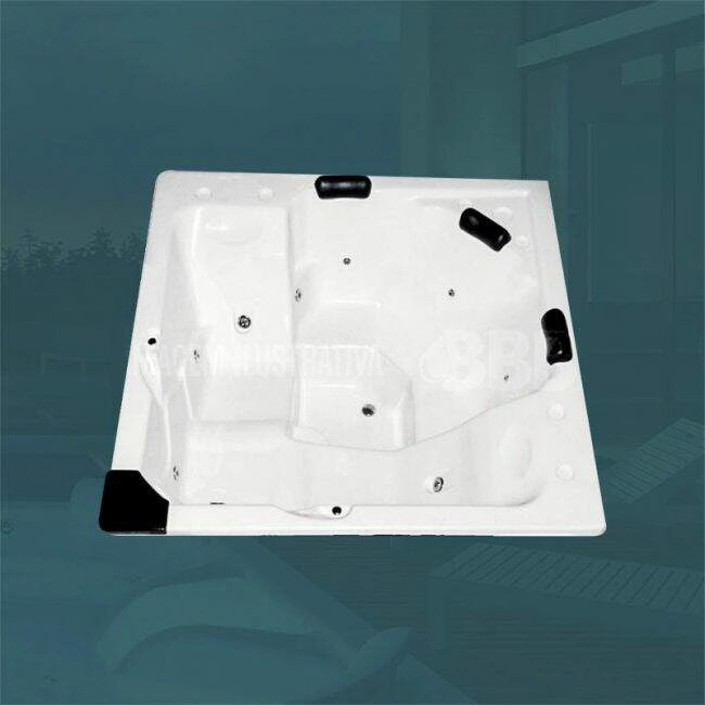 SPA QUADRADO ITACARE COMPLETO COM HIDRO (2,00 x 2,00 x 0,84) 110 V