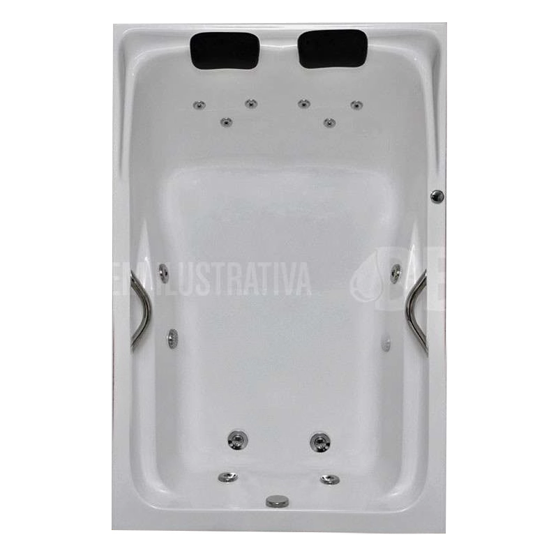 BANHEIRA DUPLA AMAZONIA COMPLETA COM HIDRO EM ACRILICO (1,09 x 1,39 x 0,38) 220V